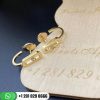Move Classique mini diamond hoop earrings for women 10050-YG