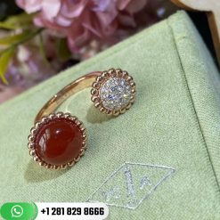 Van Cleef & Arpels Perlée Couleurs Between the Finger Ring Carnelian - VCARO9SV00