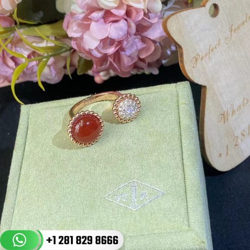 Van Cleef & Arpels Perlée Couleurs Between the Finger Ring Carnelian - VCARO9SV00