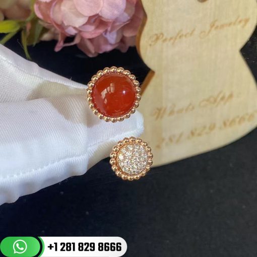 Van Cleef & Arpels Perlée Couleurs Between the Finger Ring Carnelian - VCARO9SV00