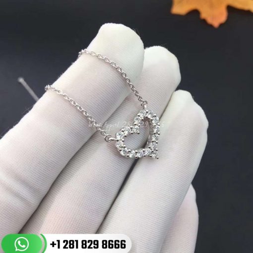 tiffany diamond heart pendant