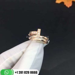 Tiffany T Diamond Square Wrap Ring in 18k Gold