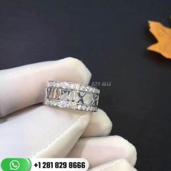 Tiffany Atlas® Open Wide Ring in 18k Gold with Diamonds