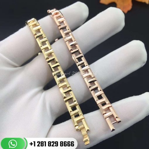 Tiffany T True Narrow Bracelet in 18k Gold Medium