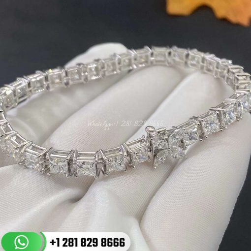 tiffany victoria® line bracelet with diamonds