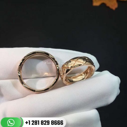 Chanel Coco Crush Ring Quilted Motif Small Version