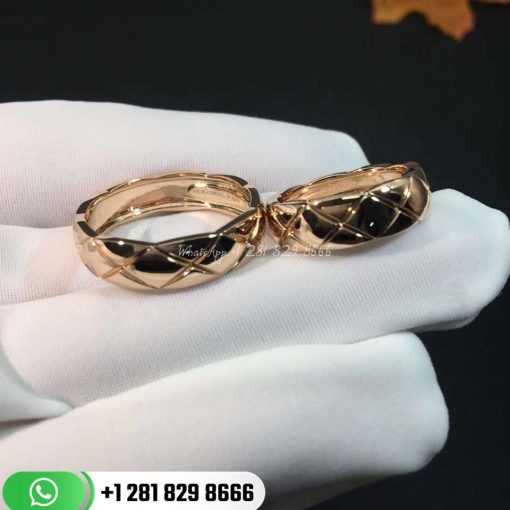 Chanel Coco Crush Ring Quilted Motif Small Version