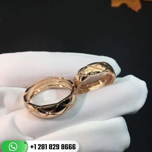 Chanel Coco Crush Ring Quilted Motif Small Version