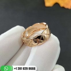 Chanel Coco Crush Ring Quilted Motif Small Version