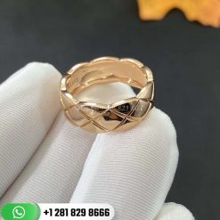 Chanel Coco Crush Ring Quilted Motif Small Version