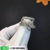 Chanel Ruban Ring 18k White Gold Ref. J11142