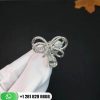 Chanel Ruban Ring - J4543 18k White Gold Whit Diamonds