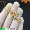 Chrome Hearts 18k Gold Paved Diamond Cross