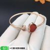 Happy Hearts Bangle Diamond & Red Stone @857482-5700