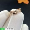 Fred Chance Infinie Ring Small Model 18k Pink Gold and Diamonds - 4B0882 | Custom Jewelry