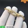 Fred Force 10 Bracelet 18k Yellow Gold and Diamonds Large Model