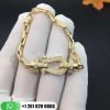 Fred Force 10 Bracelet 18k Yellow Gold and Diamonds Large Model