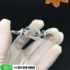 Fred Force 10 Bracelet 18k White Gold and Diamonds Large Model -0B0050