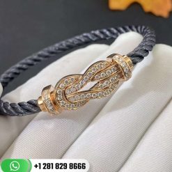Fred Chance Infinie Bracelet 18k Pink Gold and Diamonds Large Model -0B0102-6B0111