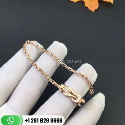 Fred Chance Infinie Bracelet 18k Pink Gold and Diamonds Medium Model