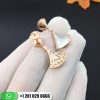 DIVAS’ DREAM earrings in 18 kt yellow gold set with mother-of-pearl and diamonds. REF .357513
