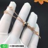 REF . 347578 B.zero1 necklace with 18 kt rose gold chain set with pavé diamonds and pendant in 18 kt rose gold and black ceramic.