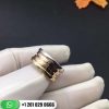 REF . 352327 B.zero1 four-band ring in 18 kt rose, white and yellow gold.