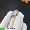 REF . 329366 B.zero1 one-band ring in 18 kt white gold, set with pavé diamonds on the spiral