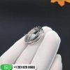 REF . 329366 B.zero1 one-band ring in 18 kt white gold, set with pavé diamonds on the spiral
