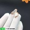 REF . 354749 BVLGARI BVLGARI Gelati 18 kt rose gold ring set with mother-of-pearl and pavé diamonds