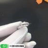 REF . 354707 Serpenti 18 kt white gold ring set with pavé diamonds.