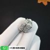 REF . 345209 Serpenti one-coil ring in 18 kt white gold, set with full pavé diamonds.