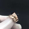 REF . 345208 Serpenti one-coil ring in 18 kt rose gold, set with black onyx elements and demi pavé diamonds.