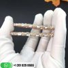 REF . 355047 Serpenti bracelet in 18 kt rose gold with mother-of-pearl inserts and pavé diamonds.