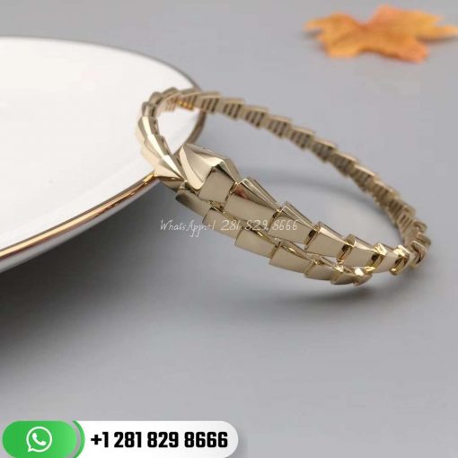 Bvlgari Serpenti One-coil Slim Bracelet in 18k Gold Facelift