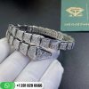 Bvlgari Serpenti One-coil Bracelet in 18k White Gold Set with Full Pavé Diamonds - 345201