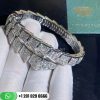 Bvlgari Serpenti One-coil Bracelet in 18k White Gold Set with Full Pavé Diamonds - 345201