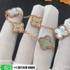 Van Cleef & Arpels Vintage Alhambra Bracelet 5 Motifs Diamond Mother-of-pearl VCARP2R100