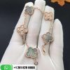 Van Cleef & Arpels Vintage Alhambra Bracelet 5 Motifs Diamond Mother-of-pearl VCARP2R100
