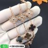 Van Cleef & Arpels Vintage Alhambra Bracelet 5 Motifs Diamond Mother-of-pearl VCARP2R100