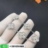 Van Cleef & Arpels Vintage Alhambra Bracelet 5 Motifs White Gold Diamond -15mm