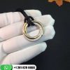 Cartier Trinity Necklace White Gold Yellow Gold Pink Gold Diamonds - B3040900