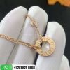 Cartier Love Necklace 2 Diamonds 18k Gold -B7224509