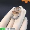 Cartie Love Ring Diamond-paved Ceramic - B4207600