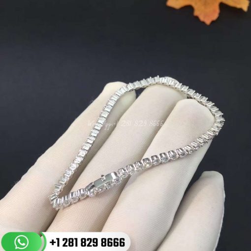 Harry Winston Round Brilliant Diamond Straightline Bracelet