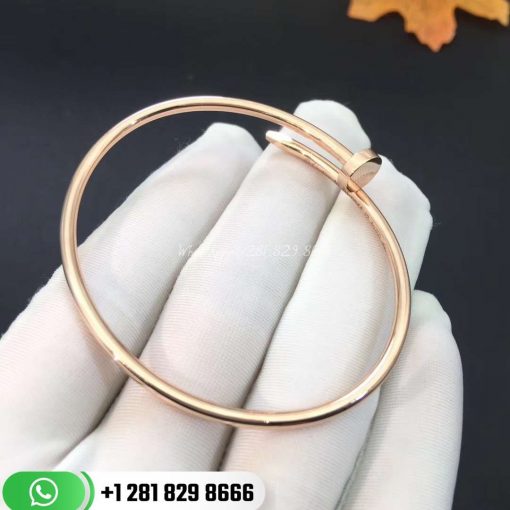 Cartier juste un clou bracelet sm pink gold b6062517 (7)