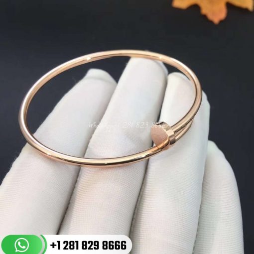 Cartier juste un clou bracelet sm pink gold b6062517 (8)