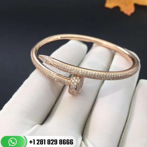 Cartier Juste Un Clou Bracelet Pink Gold Diamonds - N6702117