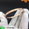 Cartier Love Bracelet, Small Model 10 Diamonds Pink Gold - B6047917