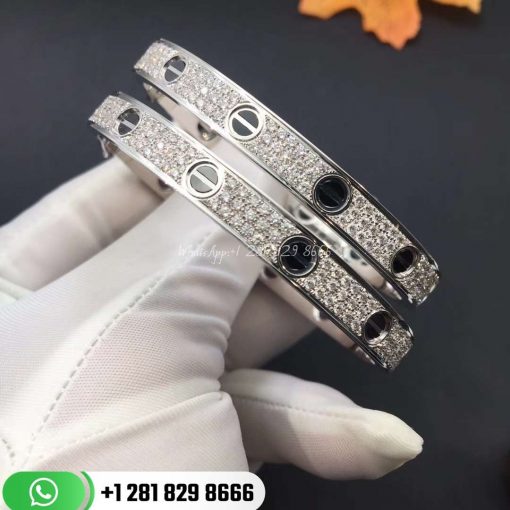 Cartier Love Bracelet White Gold Diamonds -N6710817